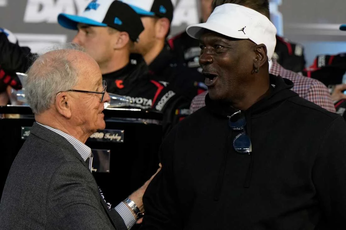 Why Michael Jordan prefers victory lane chats over his polished NBC basketball segments